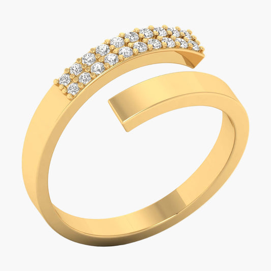 Cluster Chaos Diamond Ring