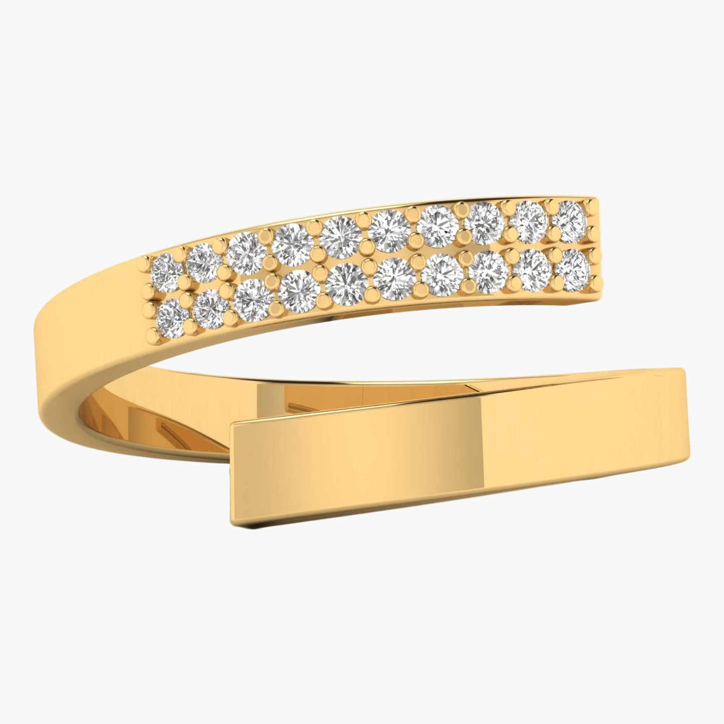 Cluster Chaos Diamond Ring