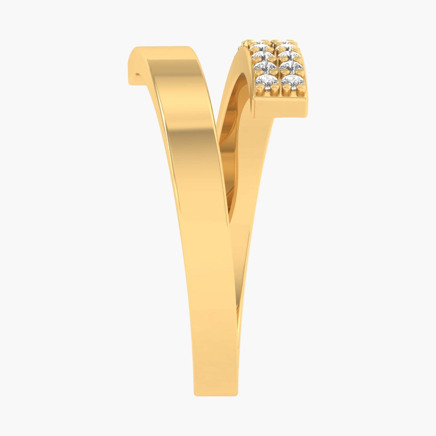 Cluster Chaos Diamond Ring