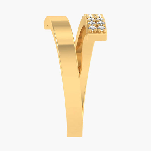 Cluster Chaos Diamond Ring