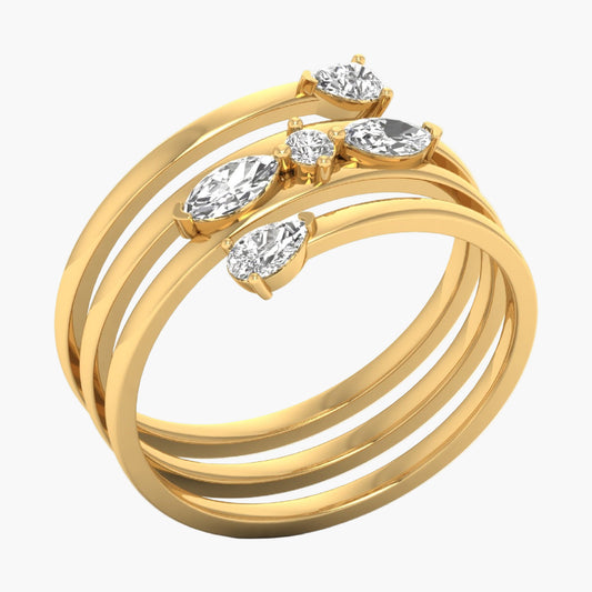 Solitaire Round Shaped Diamond Ring