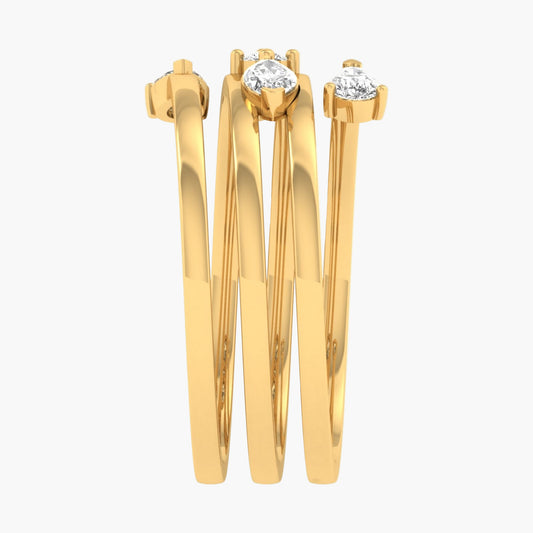 Solitaire Round Shaped Diamond Ring