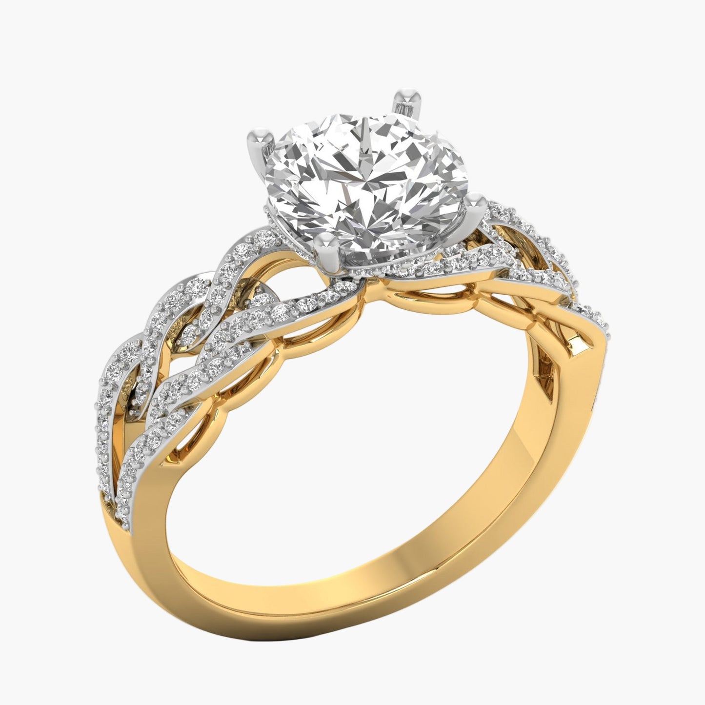 Solitaire Round Shaped Diamond Ring