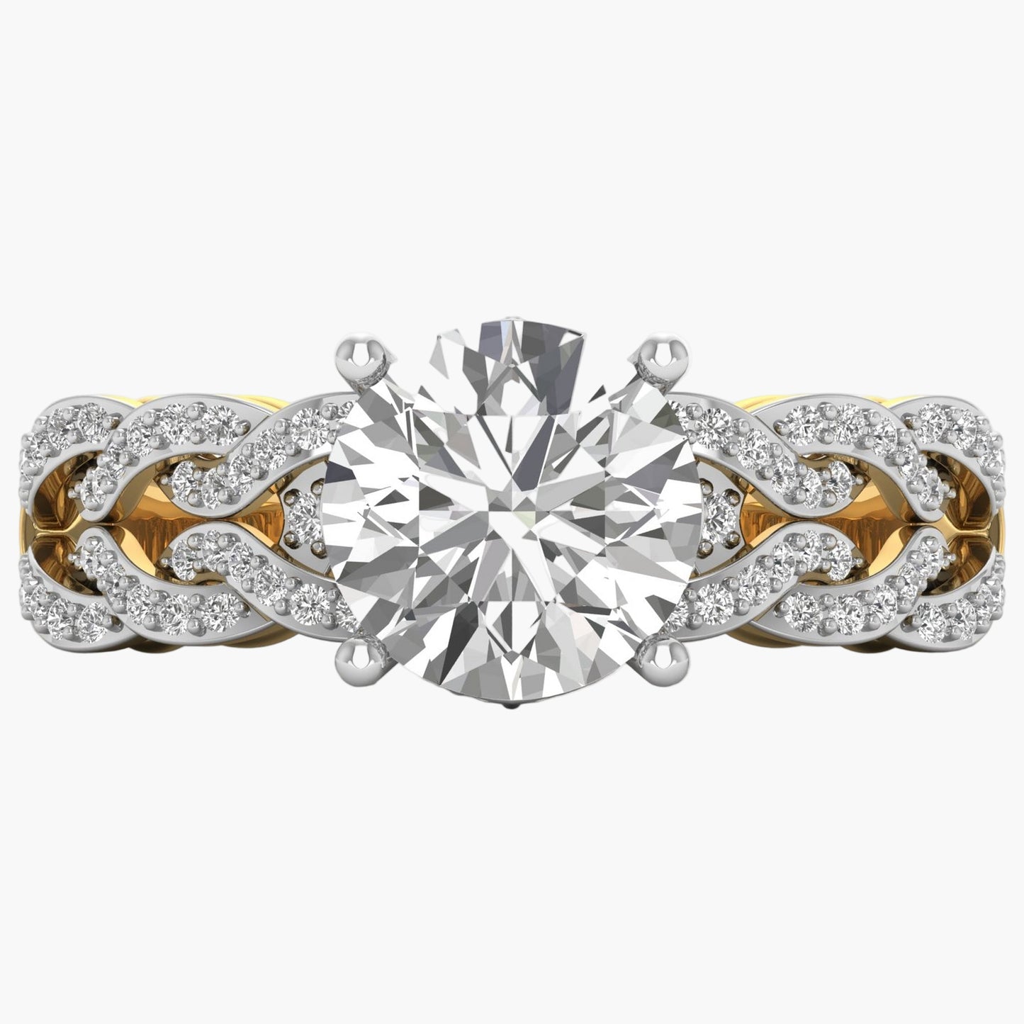 Solitaire Round Shaped Diamond Ring