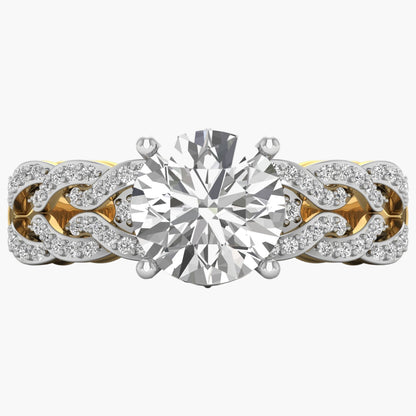 Solitaire Round Shaped Diamond Ring