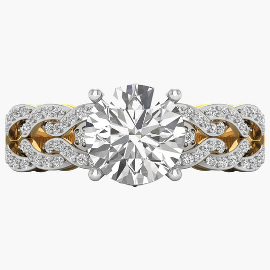 Solitaire Round Shaped Diamond Ring