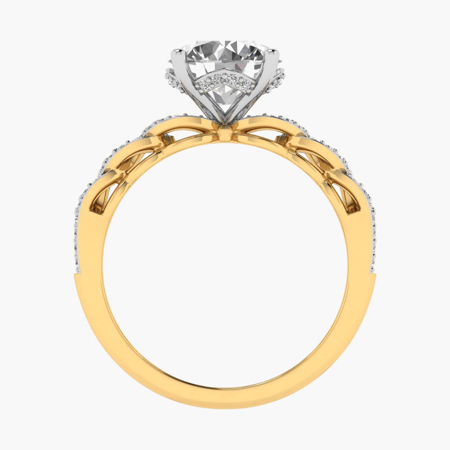 Solitaire Round Shaped Diamond Ring