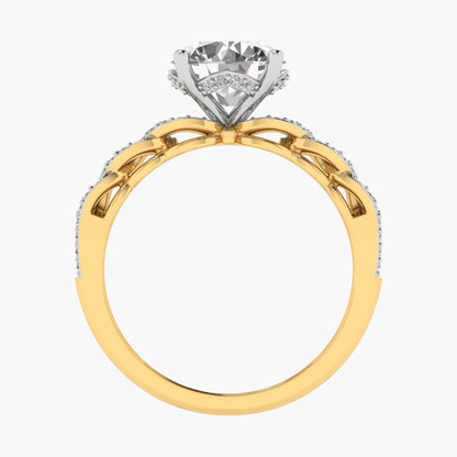 Solitaire Round Shaped Diamond Ring