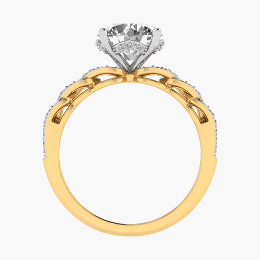 Solitaire Round Shaped Diamond Ring