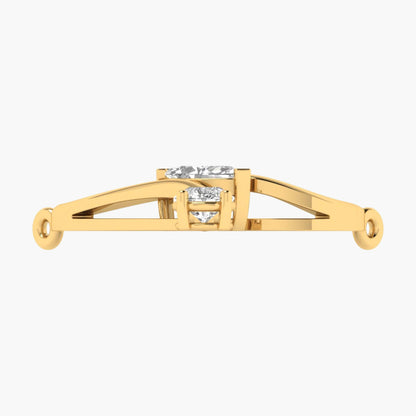 Temple Bells Diamond Mangalsutra