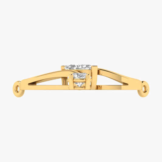 Temple Bells Diamond Mangalsutra