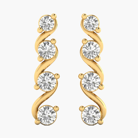 Veyonna Vibration Diamond Earrings
