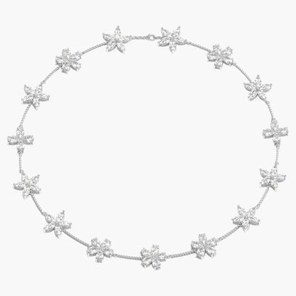 Ivory Rose Diamond Necklace