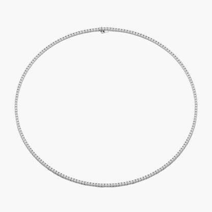 Eclipse Curve Diamond Necklace