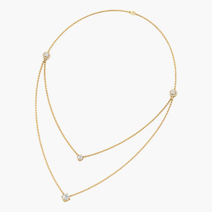Twyna Twinkle Diamond Necklace