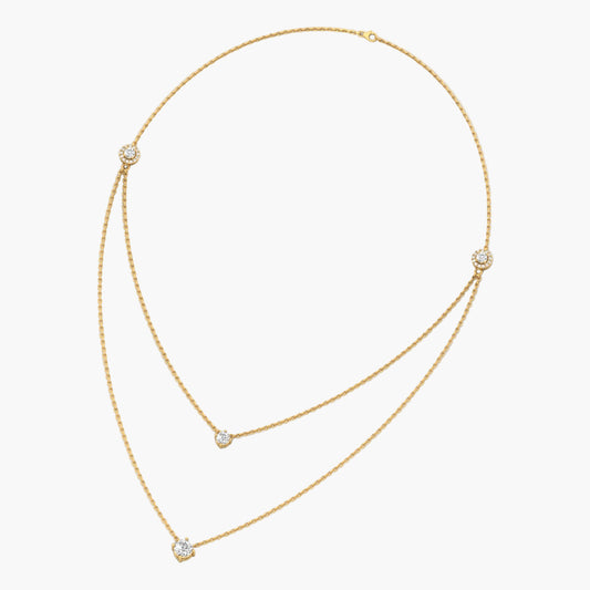 Twyna Twinkle Diamond Necklace