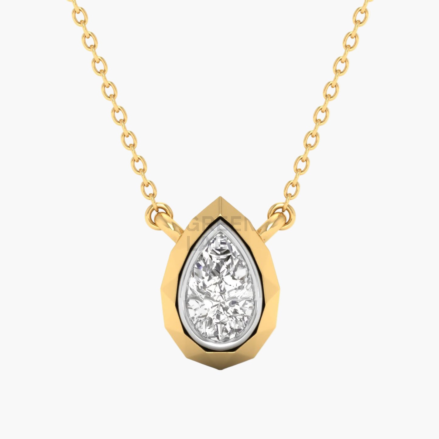 Ocean Leaf Diamond Necklace