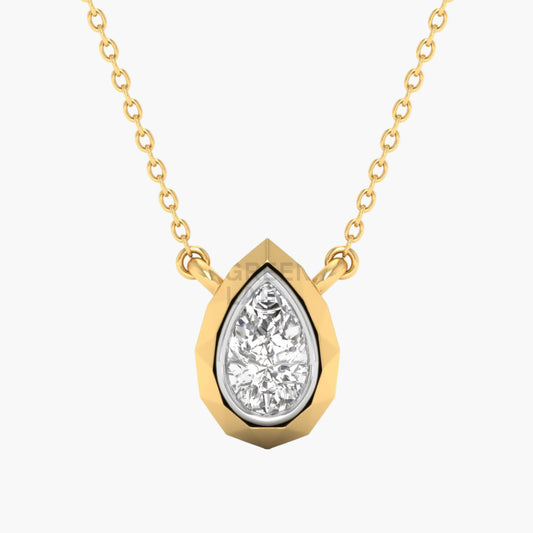 Ocean Leaf Diamond Necklace