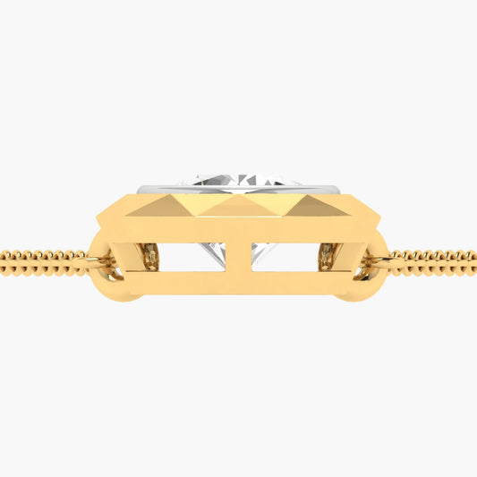 Blooming Bezel Diamond Necklace
