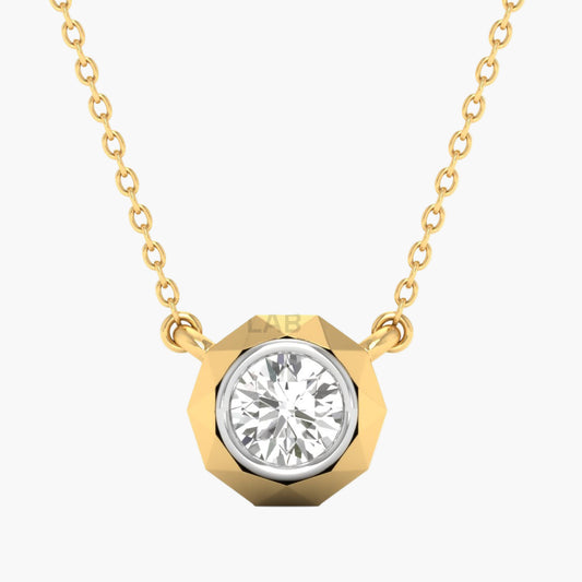 Solstice Stone Diamond Necklace