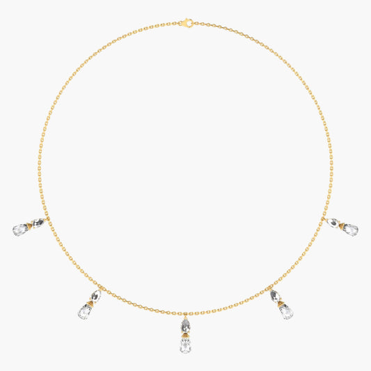 Briolette Diamond Necklace