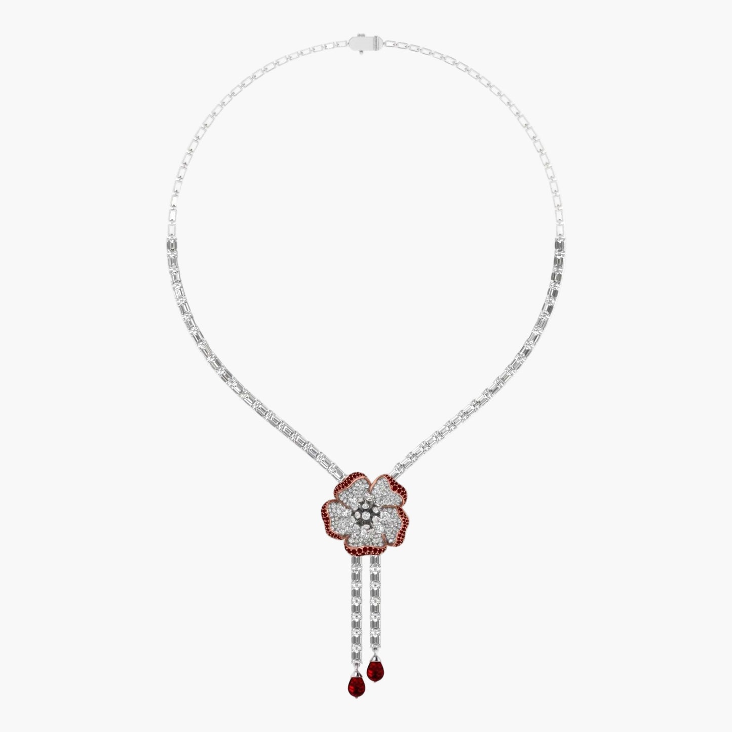 Rosavine Diamond Necklace