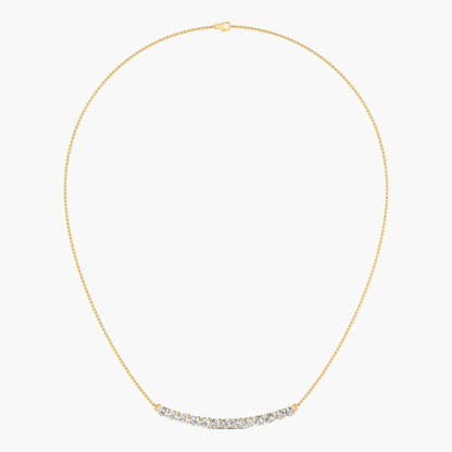 Solid Sophisticated Diamond Necklace