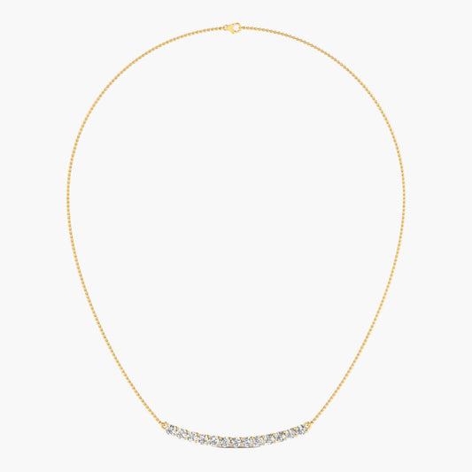 Solid Sophisticated Diamond Necklace