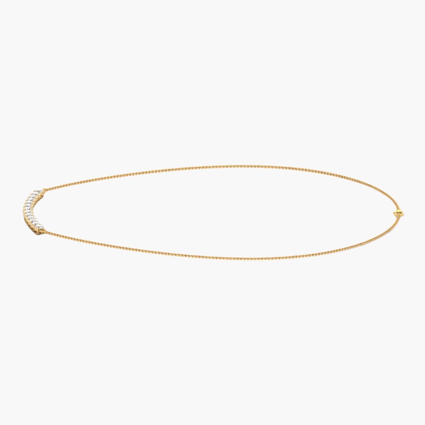 Solid Sophisticated Diamond Necklace