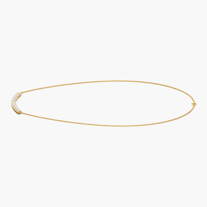 Solid Sophisticated Diamond Necklace