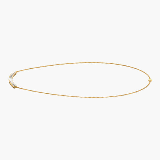 Solid Sophisticated Diamond Necklace