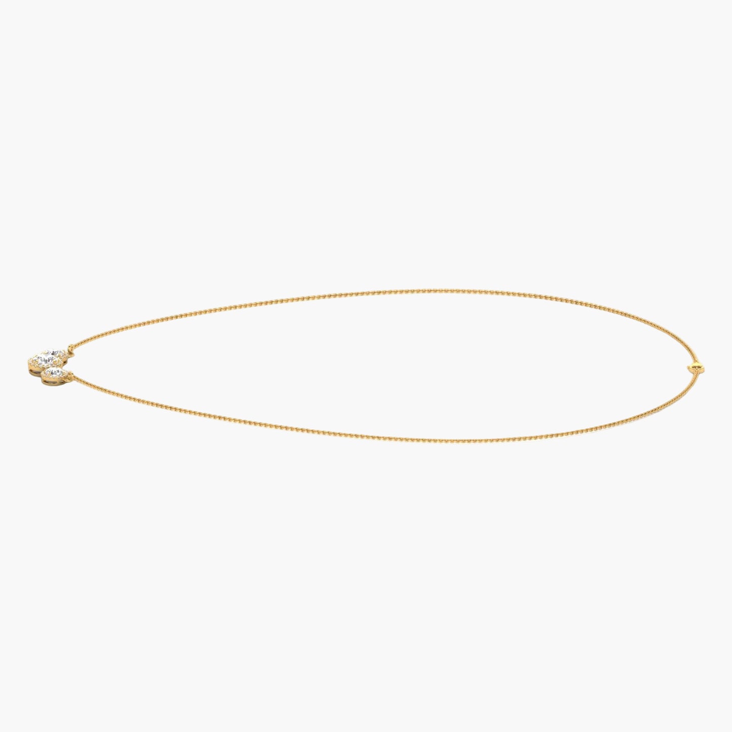 Eterna Trois Diamond Necklace