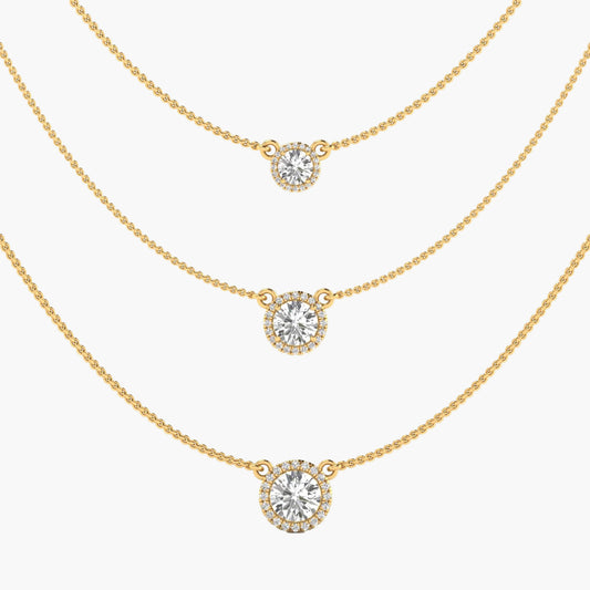 Threefold Grace Diamond Necklace