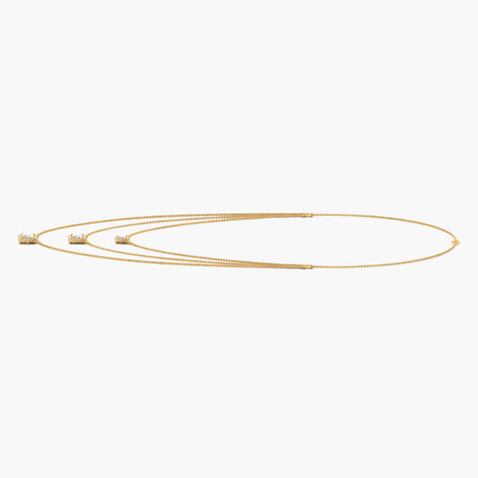 Trio Trouble Diamond Necklace