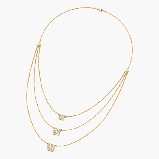 Trio Trouble Diamond Necklace