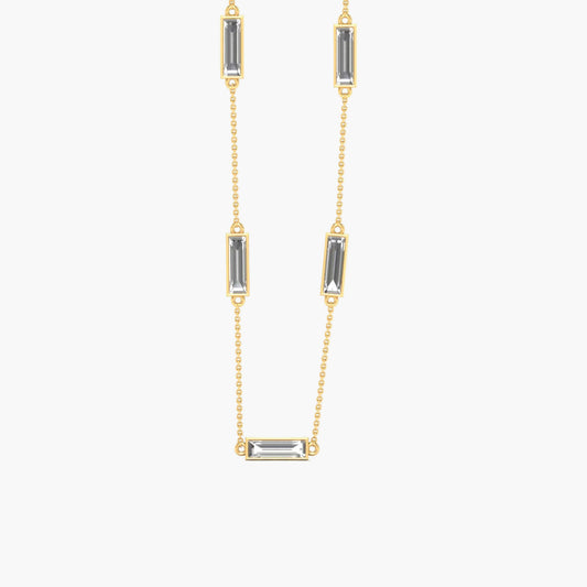 PentaBars Diamond Necklace