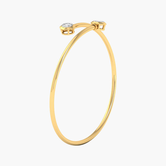 Cross Paths Diamond Bracelet