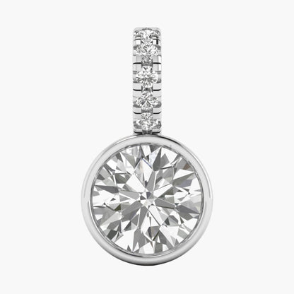 Dazzling Bezel Diamond Pendant