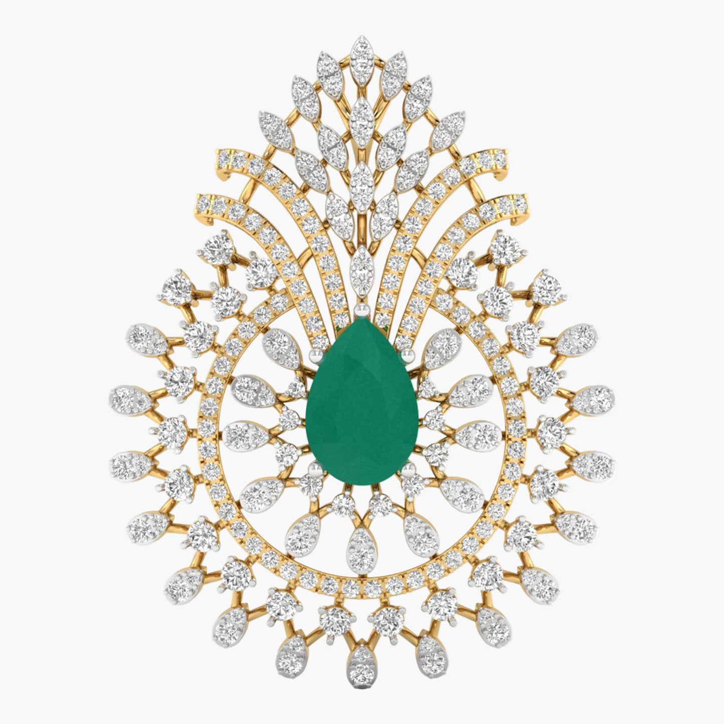 Jasmine Glow Diamond Pendant