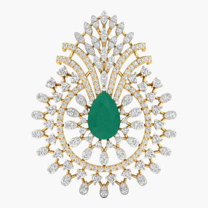 Jasmine Glow Diamond Pendant