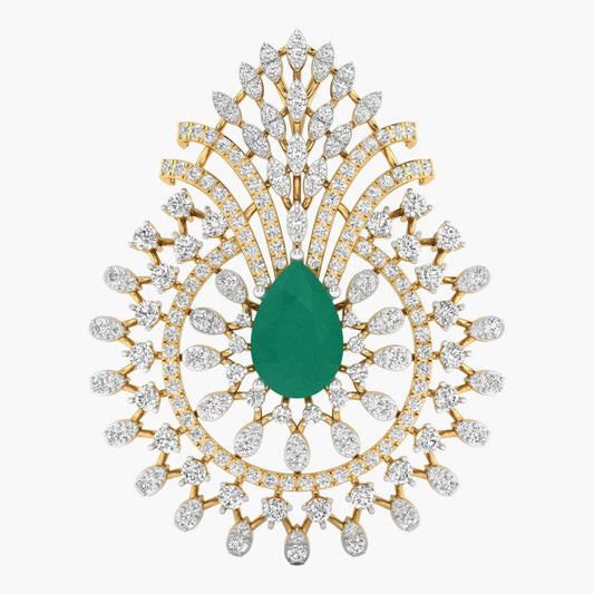 Jasmine Glow Diamond Pendant