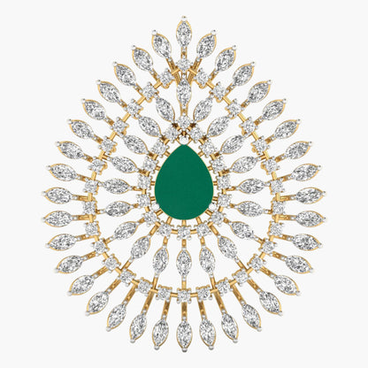 Jodha Diamond Pendant