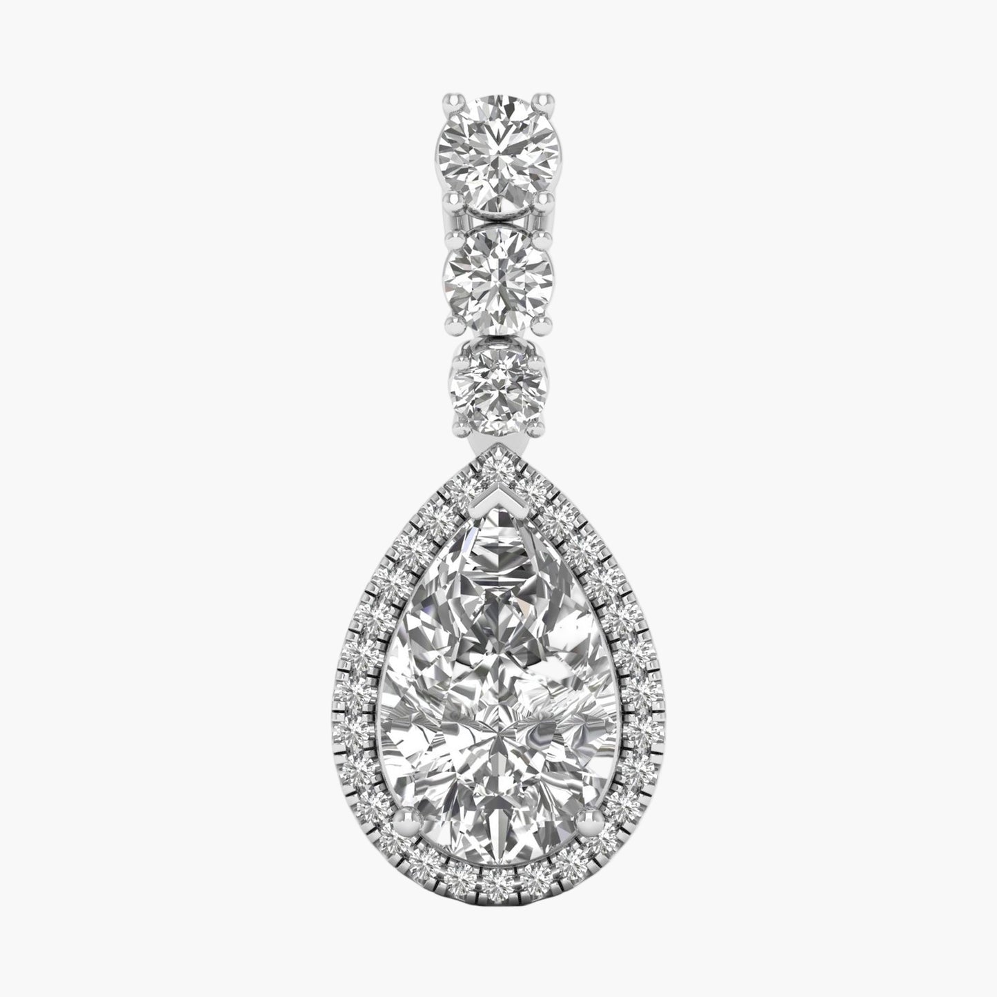 Lustre Loop Diamond Pendant