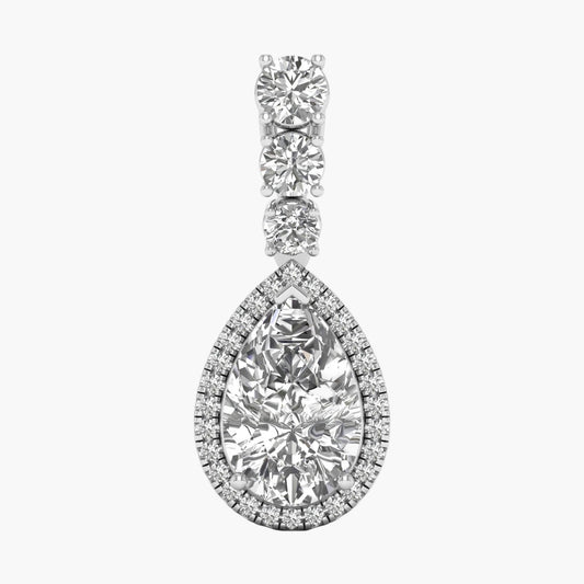 Lustre Loop Diamond Pendant