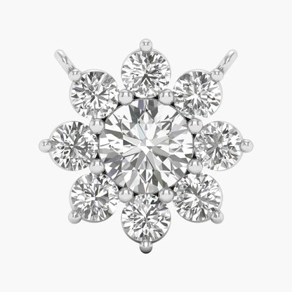 Petal Bloom Diamond Pendant