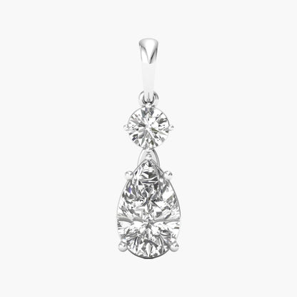 Combine Drop Diamond Pendant