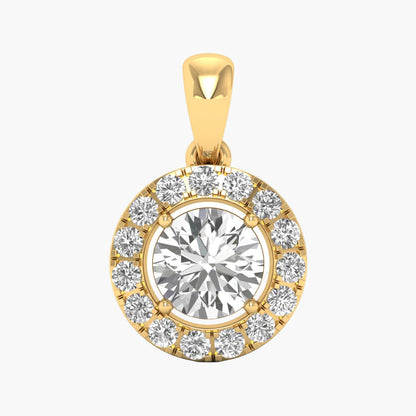 Halo Shubhaarambh Diamond Pendant