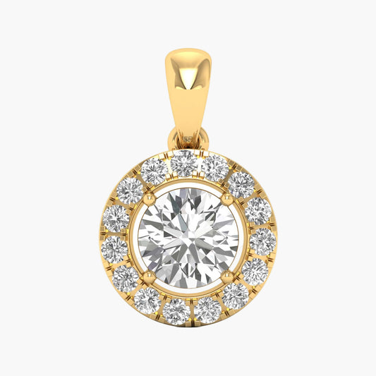 Halo Shubhaarambh Diamond Pendant