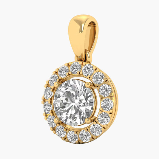 Halo Shubhaarambh Diamond Pendant