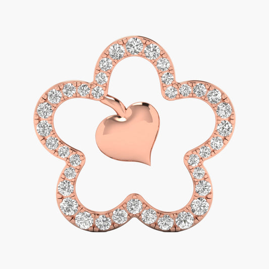 Blossom of Love Diamond Pendant